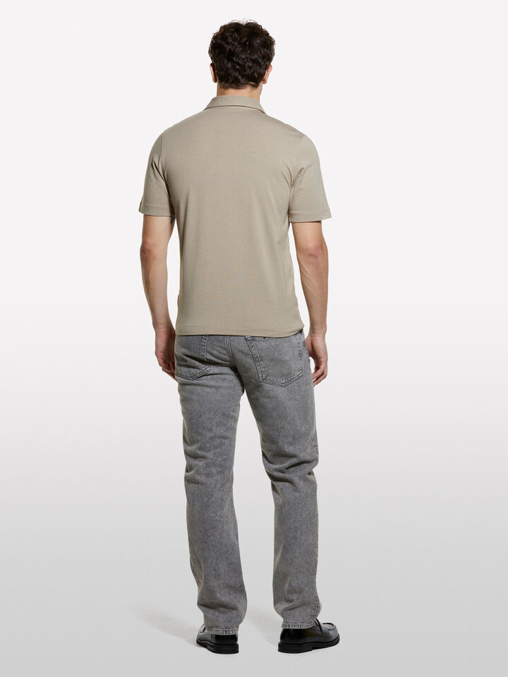 Camel slim fit polo - men's polos - Camel | Sisley image number 2